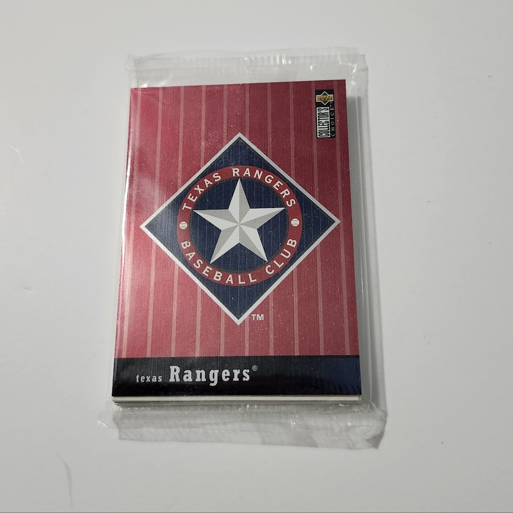 Texas Rangers Collector's Choice Team Set Baseball Card Pack 1997 Unopened